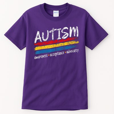 Autism Awareness Apparel – Support Acceptance & Advocacy Tall T-Shirt