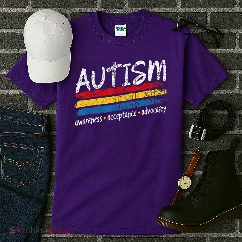 Autism Awareness Apparel – Support Acceptance & Advocacy Tall T-Shirt