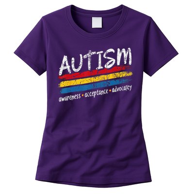 Autism Awareness Apparel – Support Acceptance & Advocacy Womens T-Shirt