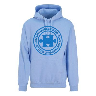 Autism Awareness Accept Understand Love Vintage Unisex Surf Hoodie