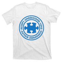 Autism Awareness Accept Understand Love Vintage T-Shirt