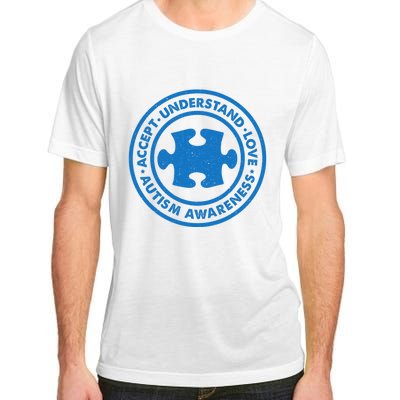 Autism Awareness Accept Understand Love Vintage Adult ChromaSoft Performance T-Shirt