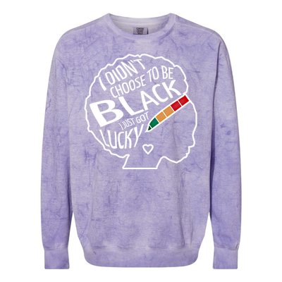 African And Afro American Pride History Month Strong Cool Gift Colorblast Crewneck Sweatshirt