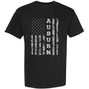 Auburn Alabama American Flag Garment-Dyed Heavyweight T-Shirt