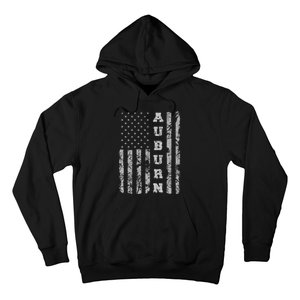 Auburn Alabama American Flag Hoodie