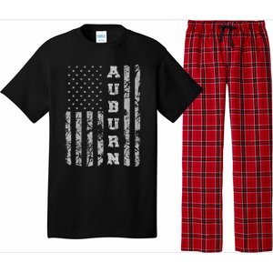 Auburn Alabama American Flag Pajama Set