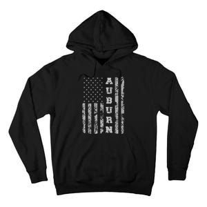 Auburn Alabama American Flag Tall Hoodie