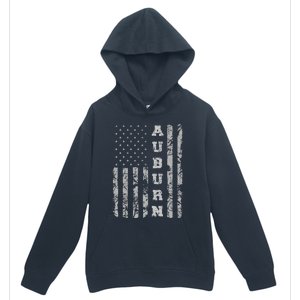 Auburn Alabama American Flag Urban Pullover Hoodie