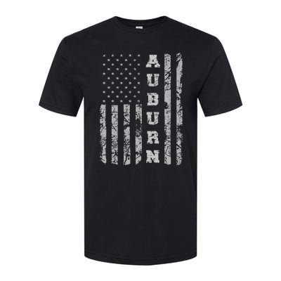 Auburn Alabama American Flag Softstyle® CVC T-Shirt