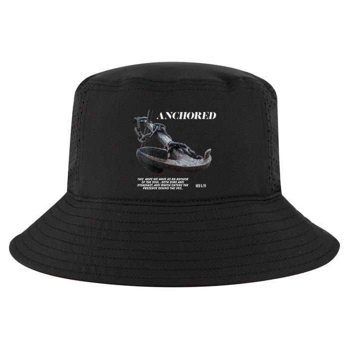 Anchored An Anchor Is A Symbol Of Strength And Stability Cool Comfort Performance Bucket Hat
