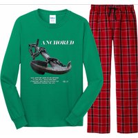 Anchored An Anchor Is A Symbol Of Strength And Stability Long Sleeve Pajama Set