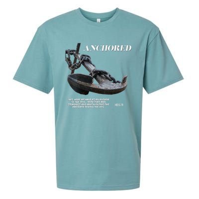 Anchored An Anchor Is A Symbol Of Strength And Stability Sueded Cloud Jersey T-Shirt