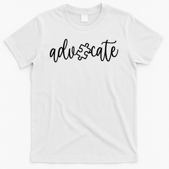 Advocate Autism Awareness - Autism Support Sweat T-Shirt