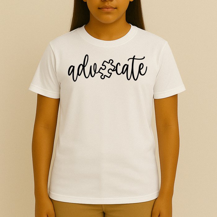 Advocate Autism Awareness - Autism Support Sweat T-Shirt