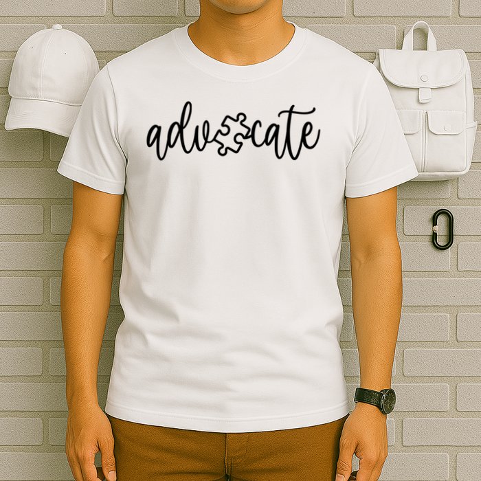 Advocate Autism Awareness - Autism Support Sweat T-Shirt