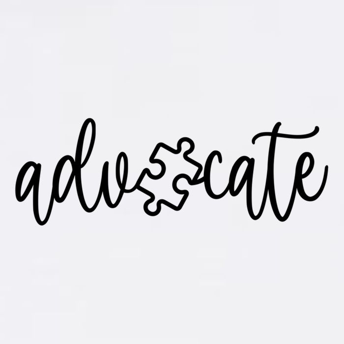 Advocate Autism Awareness - Autism Support Sweat T-Shirt