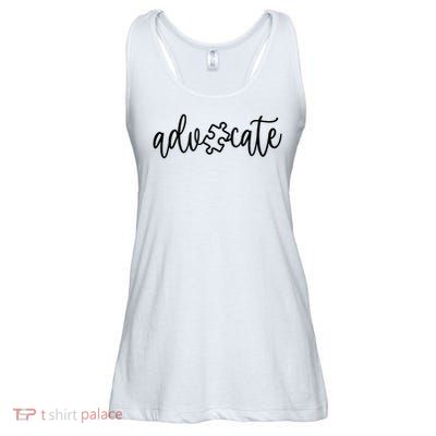Advocate Autism Awareness - Autism Support Sweat Ladies Essential Flowy Tank