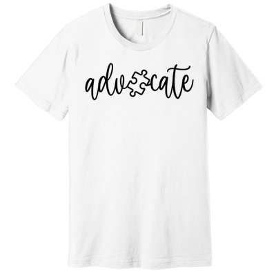 Advocate Autism Awareness - Autism Support Sweat Premium T-Shirt