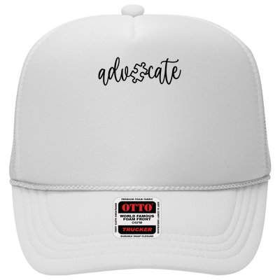 Advocate Autism Awareness - Autism Support Sweat Trucker Hat