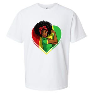 Afro African American  Black Melanin Juneteenth Sueded Cloud Jersey T-Shirt