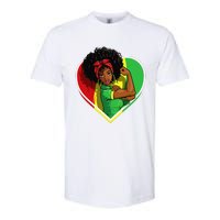 Afro African American  Black Melanin Juneteenth Softstyle CVC T-Shirt