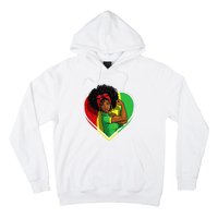 Afro African American  Black Melanin Juneteenth Hoodie