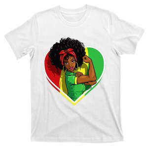 Afro African American  Black Melanin Juneteenth T-Shirt