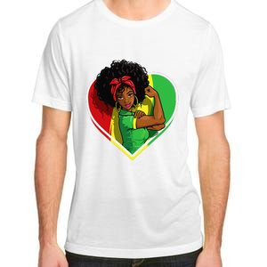 Afro African American  Black Melanin Juneteenth Adult ChromaSoft Performance T-Shirt