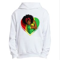 Afro African American  Black Melanin Juneteenth Urban Pullover Hoodie