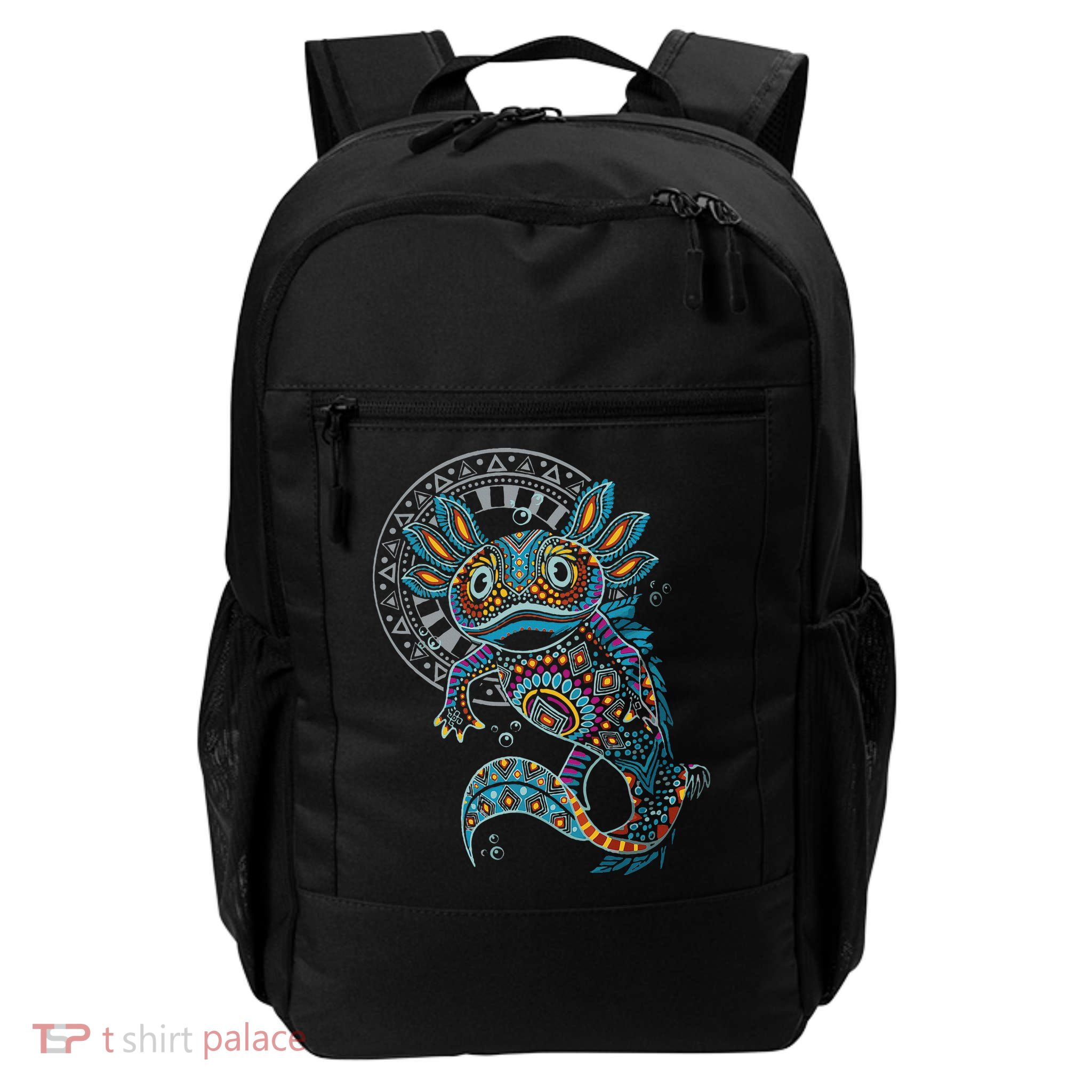 Axolotl Art Aztec Mexico Mexican Daily Commute Backpack