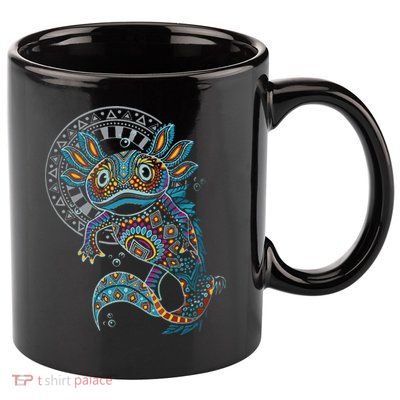 Axolotl Art Aztec Mexico Mexican 11oz C Handle Ceramic Mug