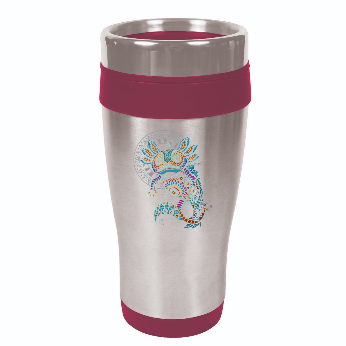 Axolotl Art Aztec Mexico Mexican 16oz Travel Tumbler