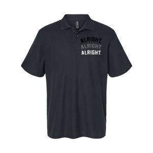 Alright Alright Alright Softstyle Adult Sport Polo