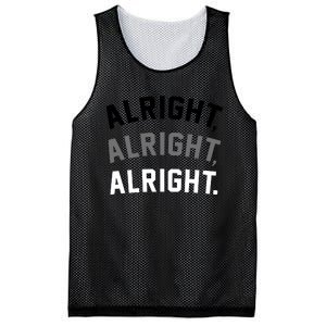 Alright Alright Alright Mesh Reversible Basketball Jersey Tank