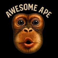 Awesome Ape Drawstring Bag