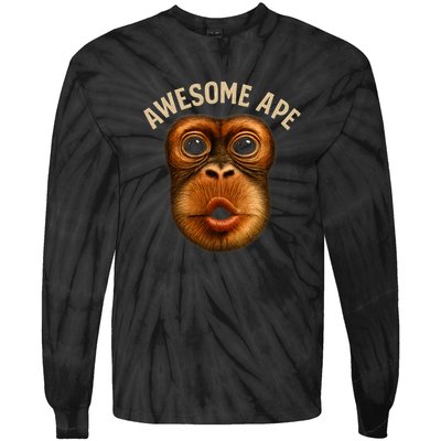 Awesome Ape Tie-Dye Long Sleeve Shirt