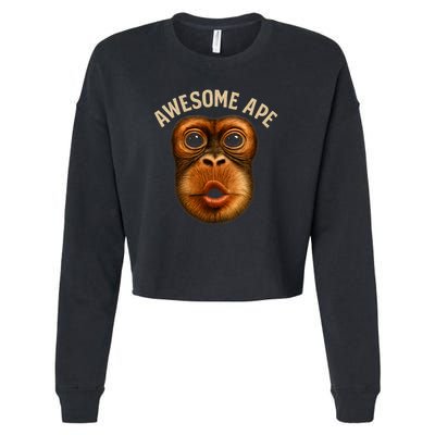 Awesome Ape Cropped Pullover Crew