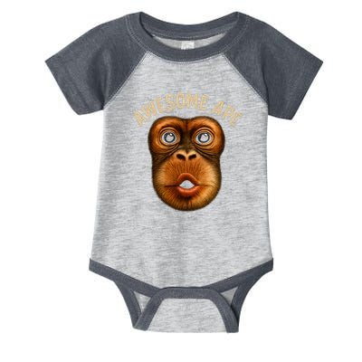Awesome Ape Infant Baby Jersey Bodysuit