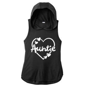 Auntie Aunt Ladies PosiCharge Tri-Blend Wicking Draft Hoodie Tank