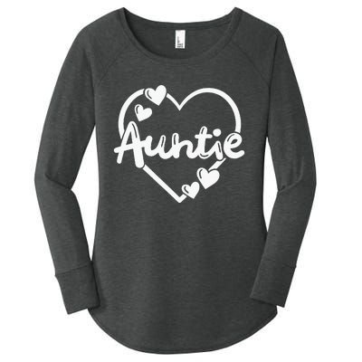 Auntie Aunt Women's Perfect Tri Tunic Long Sleeve Shirt