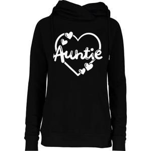 Auntie Aunt Womens Funnel Neck Pullover Hood