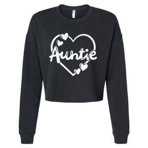 Auntie Aunt Cropped Pullover Crew