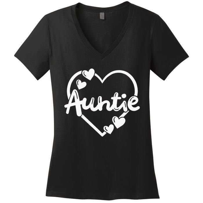 Auntie Aunt Women's V-Neck T-Shirt