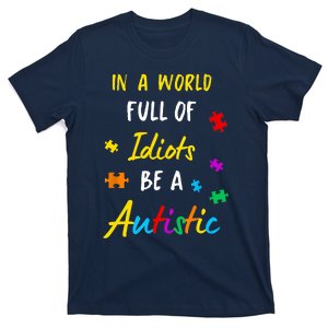 Autism Autistic Asperger Syndrom Aspie Puzzle Autist Support T-Shirt