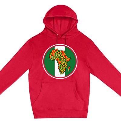 African Americans African Countries Nigeria Premium Pullover Hoodie