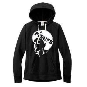 African American Afro Pisces Zodiac Great Gift Women's Fleece Hoodie