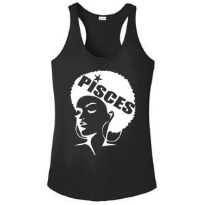 African American Afro Pisces Zodiac Great Gift Ladies PosiCharge Competitor Racerback Tank