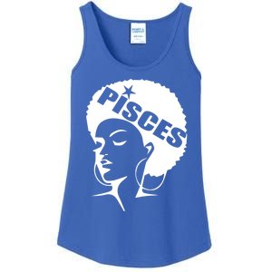 African American Afro Pisces Zodiac Great Gift Ladies Essential Tank