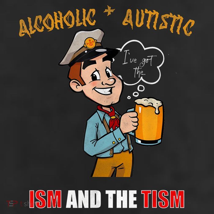 Alcoholic And Autistic IVe Got The Ism And The Tism Adult Drive Performance Visor