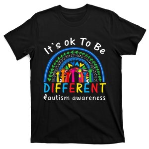 Autism Awareness Acceptance Women kid Its Ok To Be Different T-Shirt